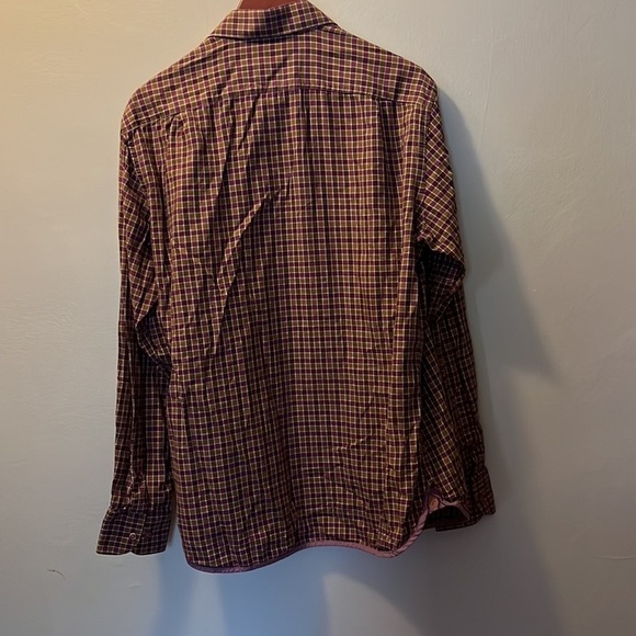 Hammer Made Button Down Shirt 100% Cotton Italian Fabric Men's 41/16 - Picture 8 of 10